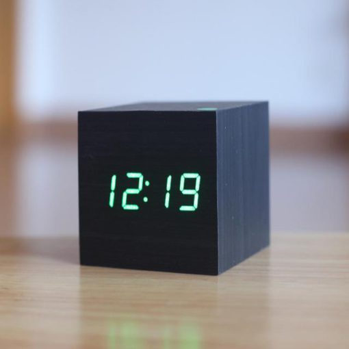 Digital Wood Clock,Wood Clock,Modern Digital