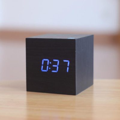 Digital Wood Clock,Wood Clock,Modern Digital