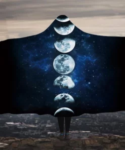 Moon Phases Hoodie,Hoodie Blanket,Moon Phases,Moon Phases Hoodie Blanket