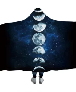 Moon Phases Hoodie,Hoodie Blanket,Moon Phases,Moon Phases Hoodie Blanket