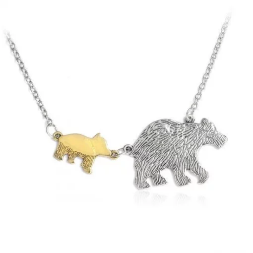 Bear Necklace,Mother Bear Necklace,Mother Bear