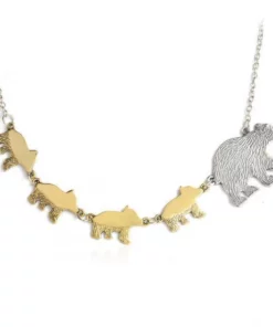 Bear Necklace,Mother Bear Necklace,Mother Bear