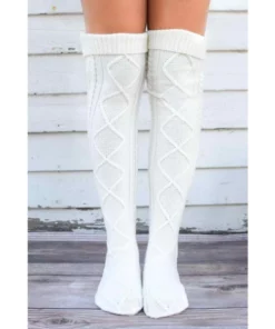 Over The Knee Knit Socks,Knee Knit Socks