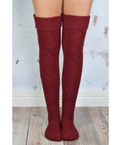 Over The Knee Knit Socks,Knee Knit Socks