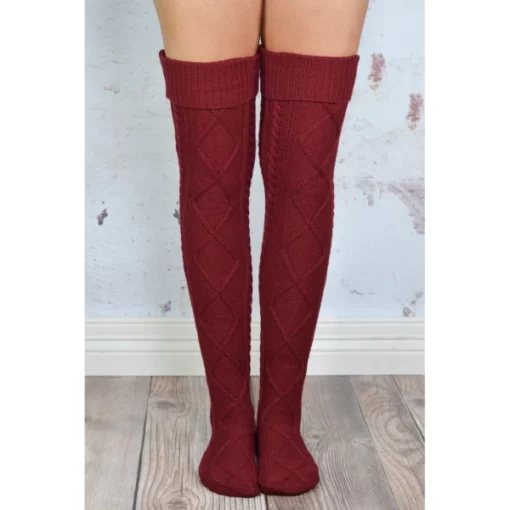 Over The Knee Knit Socks,Knee Knit Socks