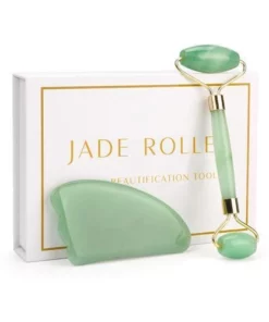 Real Jade Facial Roller and Gua Sha Set,Jade Facial Roller,Gua Sha Set