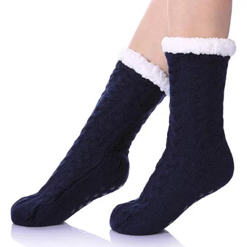 Sherpa Lined Slipper Socks,Lined Slipper Socks,Slipper Socks,Sherpa Lined Slipper,Sherpa Lined