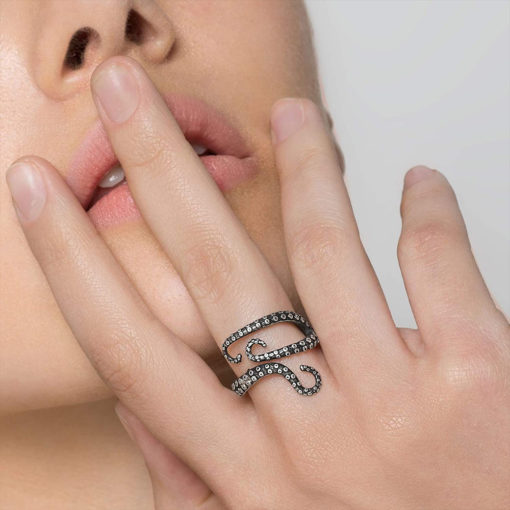 Octopus Tentacle Ring,Tentacle Ring,Octopus Tentacle