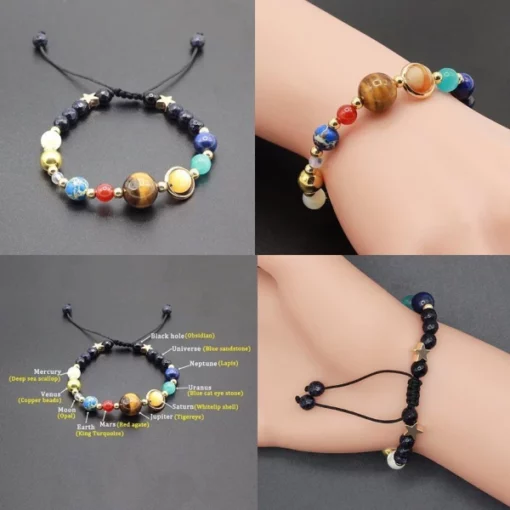 Space Bracelet,Solar System,Solar System Space Bracelet