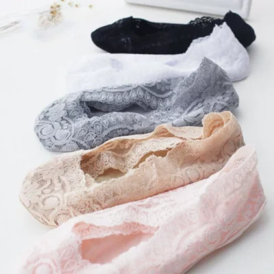 Scalloped Socks,Lace Scalloped Socks