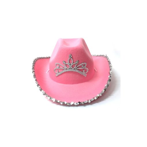 Pink Cowgirl Hat,Cowgirl Hat,Fancy Rhinestone Pink Cowgirl Hat