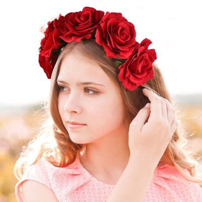 Rose Headband,Headband Crown,Crown For Wedding