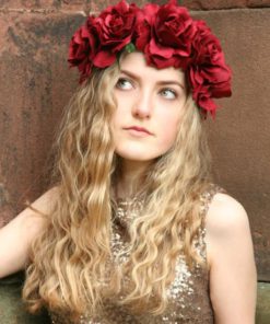 Rose Headband,Headband Crown,Crown For Wedding