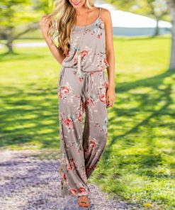 Floral Jumpsuit,Super Comfy,Super Comfy Floral Jumpsuit