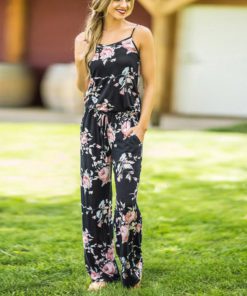 Floral Jumpsuit,Super Comfy,Super Comfy Floral Jumpsuit