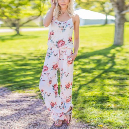 Floral Jumpsuit,Super Comfy,Super Comfy Floral Jumpsuit