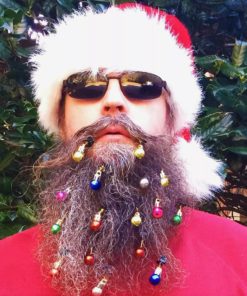 Beard Christmas Lights,LED Beard,Beard Christmas