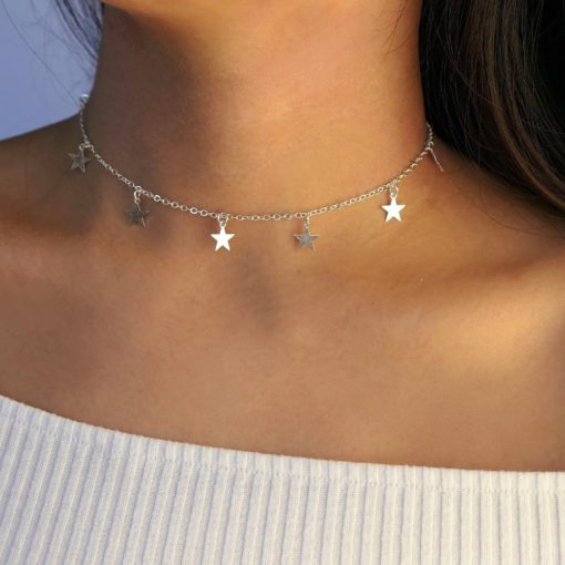 Dainty Star Necklace,Star Necklace