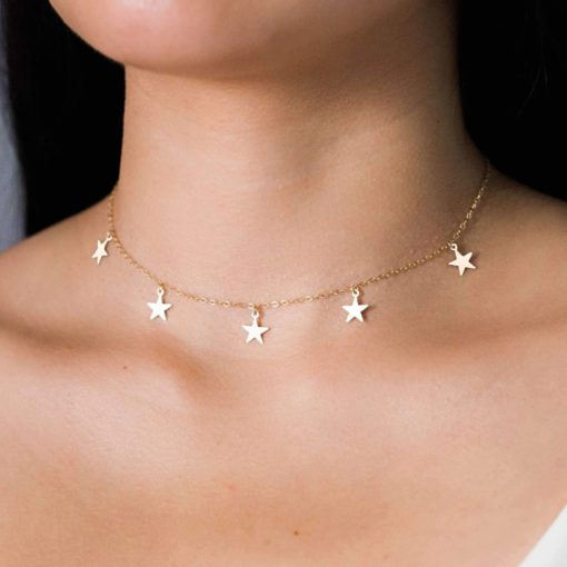 Dainty Star Necklace,Star Necklace