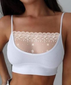 Bra Crop Tops,Bra Crop,Crop Tops,Patchwork Bra,Intimates Lace Patchwork Bra Crop Tops