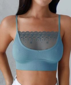 Bra Crop Tops,Bra Crop,Crop Tops,Patchwork Bra,Intimates Lace Patchwork Bra Crop Tops