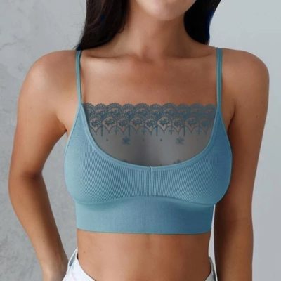 Bra Crop Tops,Bra Crop,Crop Tops,Patchwork Bra,Intimates Lace Patchwork Bra Crop Tops