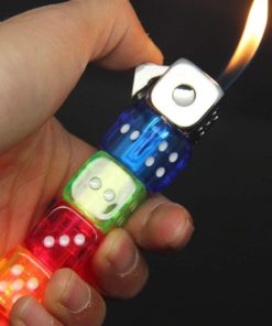 Dice Lighter,Refillable LED Dice Lighter