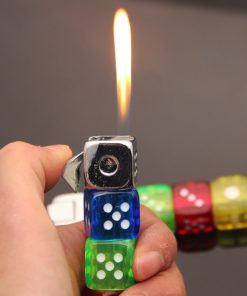 Dice Lighter,Refillable LED Dice Lighter