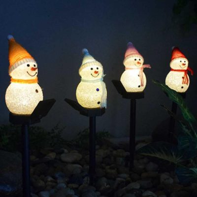 Solar Snowman,Outdoor Solar Snowman,Snowman Decoration