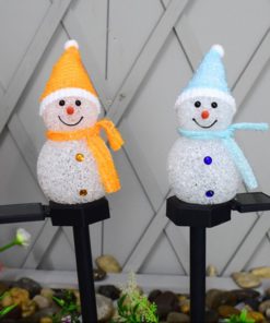 Solar Snowman,Outdoor Solar Snowman,Snowman Decoration