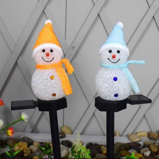 Solar Snowman,Outdoor Solar Snowman,Snowman Decoration