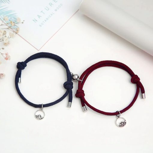 Couple Bracelet,Love Couple,Matching Magnetic Love Couple Bracelet