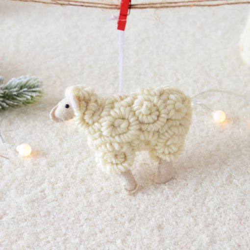 Sheep Ornament,Felt Sheep,Felt Sheep Ornament