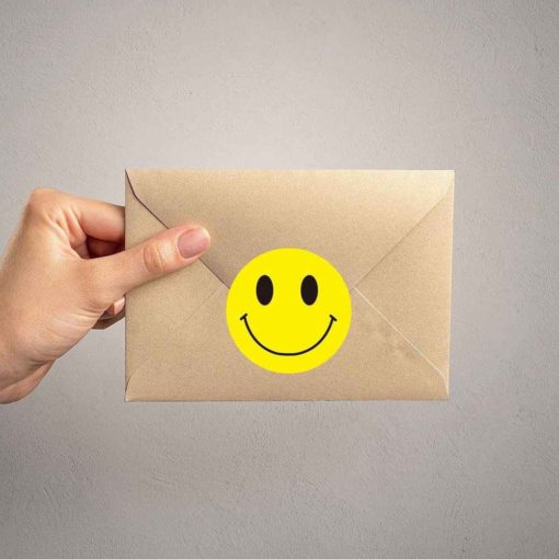 Multipurpose Smiley Face Sticker Roll - Image 5