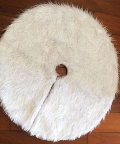 Faux Fur Christmas Tree Skirt,Fur Christmas Tree Skirt,Christmas Tree Skirt