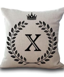 Alphabet Pillow,Pillow Cover,Alphabet Pillow Cover