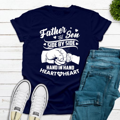 Father and Son T-shirt,father and son