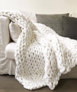 Chunky Knit Blanket,Chunky Knit