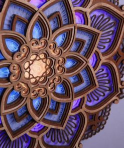 Wooden Mandala,Wooden Mandala Wall,Mandala Wall,Handmade Wooden Mandala Wall Lamp