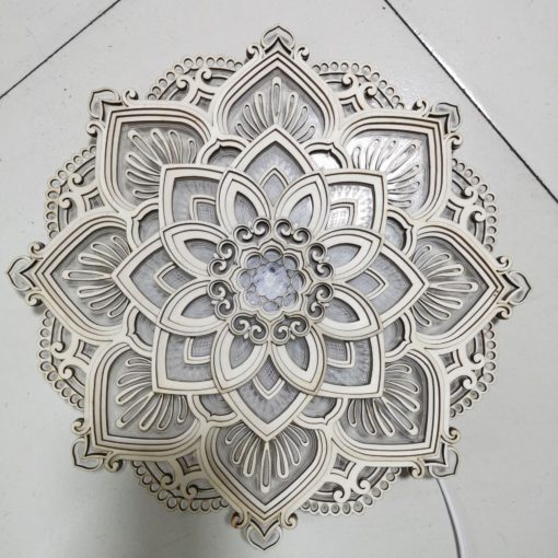 Wooden Mandala,Wooden Mandala Wall,Mandala Wall,Handmade Wooden Mandala Wall Lamp