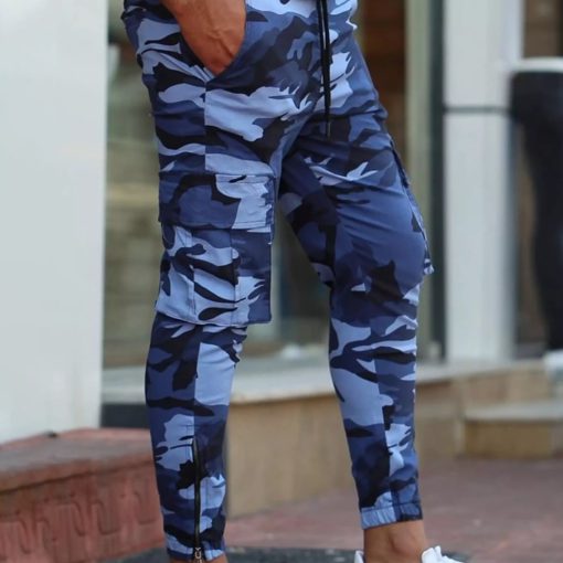 Blue Camo Pants