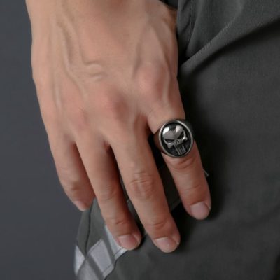 Skull Signet Ring,Signet Ring