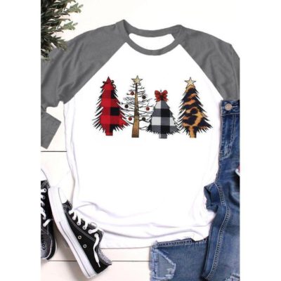 Trees Shirt,Merry Christmas Trees