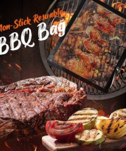 BBQ Bag,Non-Stick Reusable BBQ Bag