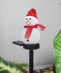 Solar Snowman,Outdoor Solar Snowman,Snowman Decoration