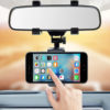 Rear View Mirror Phone Holder