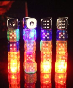 Dice Lighter,Refillable LED Dice Lighter