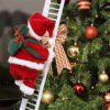 Santa Climbing Ladder