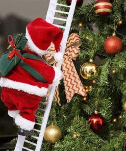 Santa Climbing Ladder