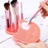 Silicone Makeup Brush,Silicone Makeup Brush Cleaner,Silicone Makeup,Silicone Makeup Brush Cleaner And Storage Rack